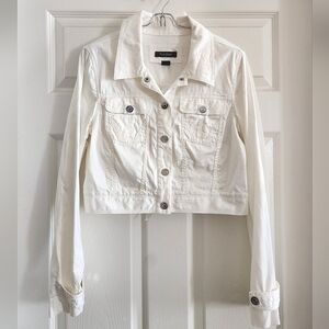 White House Black Market cotton jacket, size 8